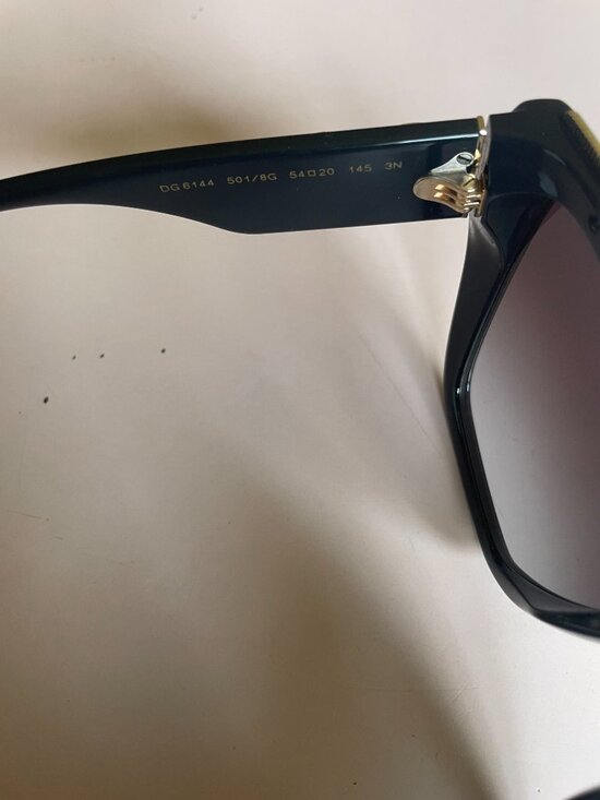 Dolce & Gabbana DG6144 501/8G (Black/Gradient Grey) Sunglasses main image 6